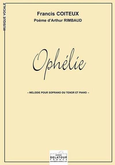 Ophélie pour voix élevée et piano