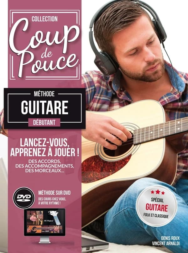 Coup de pouce : méthode guitare débutant : guitare folk