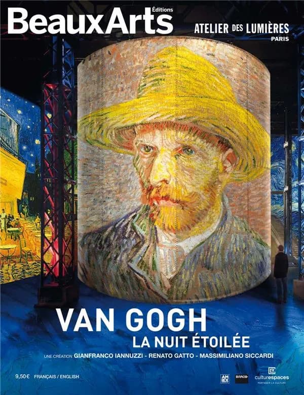 Van Gogh : la nuit étoilée : Atelier des lumières, Paris : une création Gianfranco Iannuzzi, Renato Gatto, Massimiliano Siccardi (Français-English)