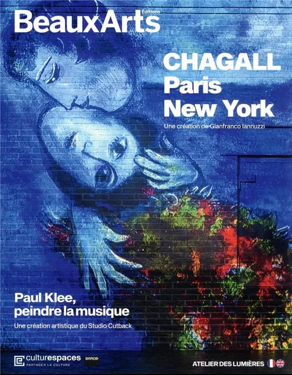 Chagall, Paris, New-York : une création de Gianfranco Iannuzi ; Paul Klee, peindre la musique : une création artistique du studio Cutback