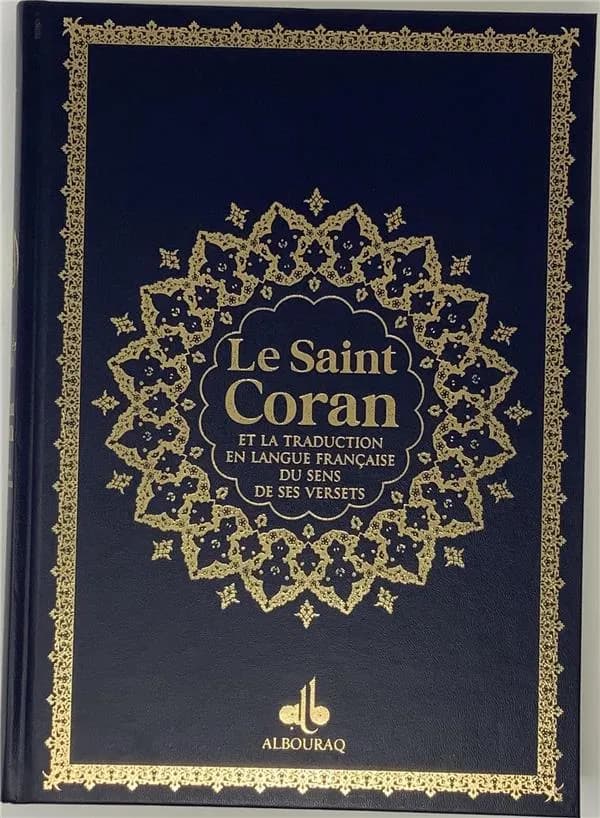 Saint coran bilingue cartonne grande ecriture (a4 : 20 x 28)
