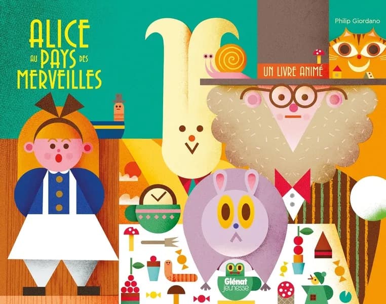 Alice au pays des merveilles : un livre animé