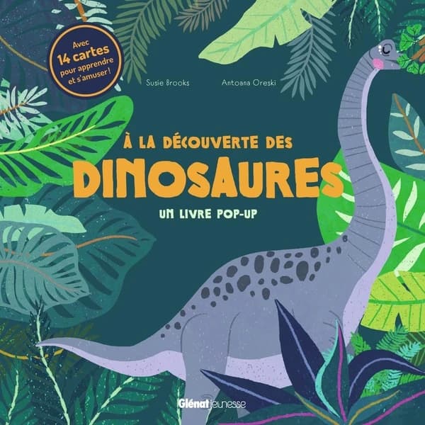 À la découverte des dinosaures : un livre pop-up avec des cartes