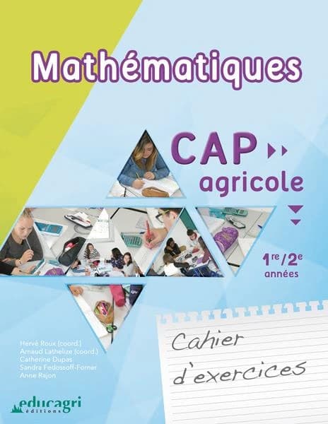 Mathématiques : CAP agricole ; 1re