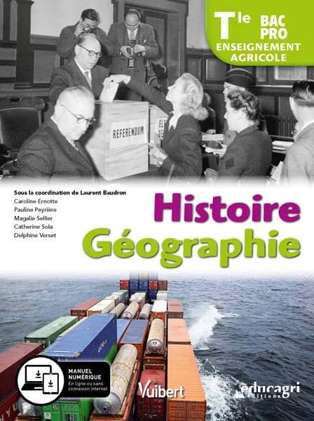 Histoire géographie, terminale bac pro : enseignement agricole