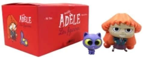 Mortelle Adèle : coffret : mortelle Adèle et Ajax ; 2 figurines