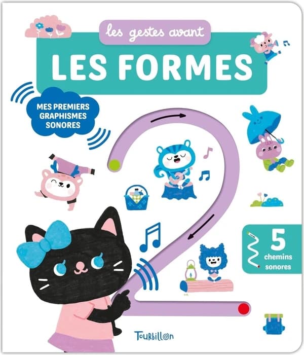 Les gestes avant les formes : mes premiers graphismes sonores : 5 chemins sonores
