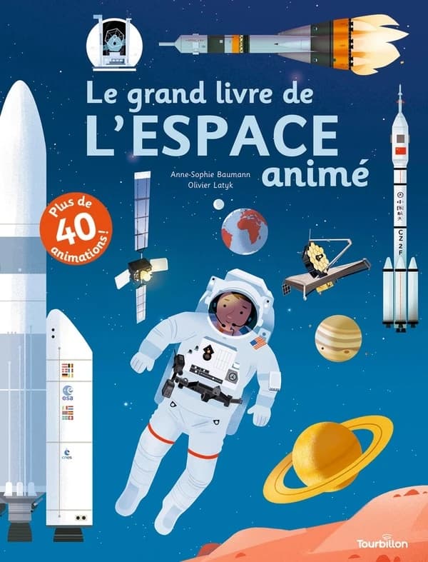 Le grand livre de l'espace animé ([Nouvelle éd.]) [textes de] Anne-Sophie Baumann ; [illustrations de] Olivier Latyk