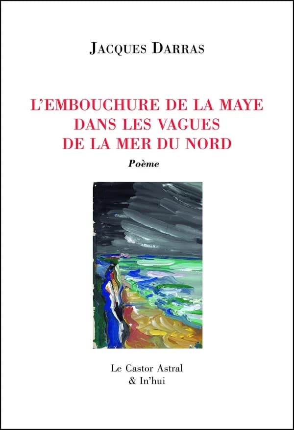 L'embouchure de la Maye dans les vagues de la Mer du nord