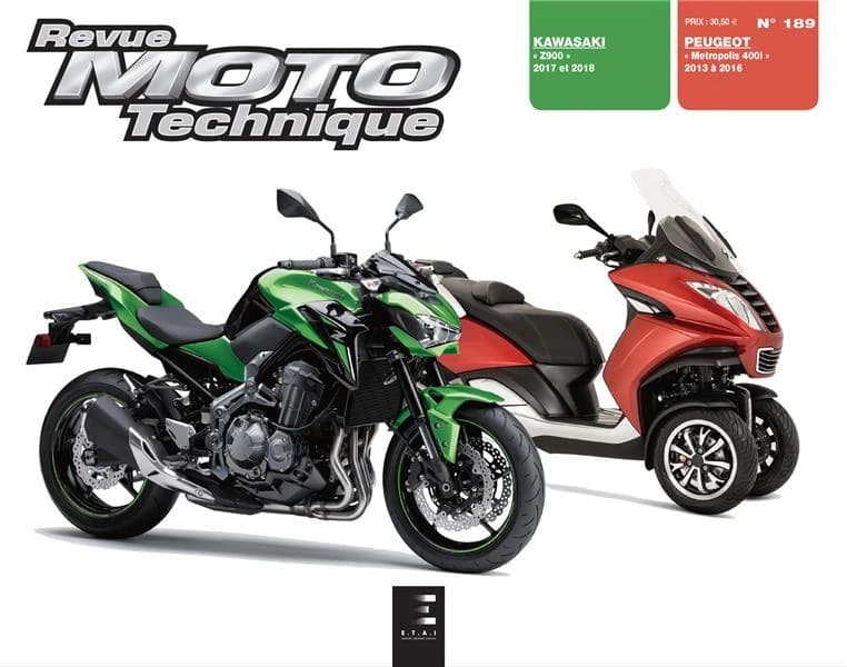 Revue moto technique n.189 : Metropolis (2013>2016) + Z900 (2017>2018)