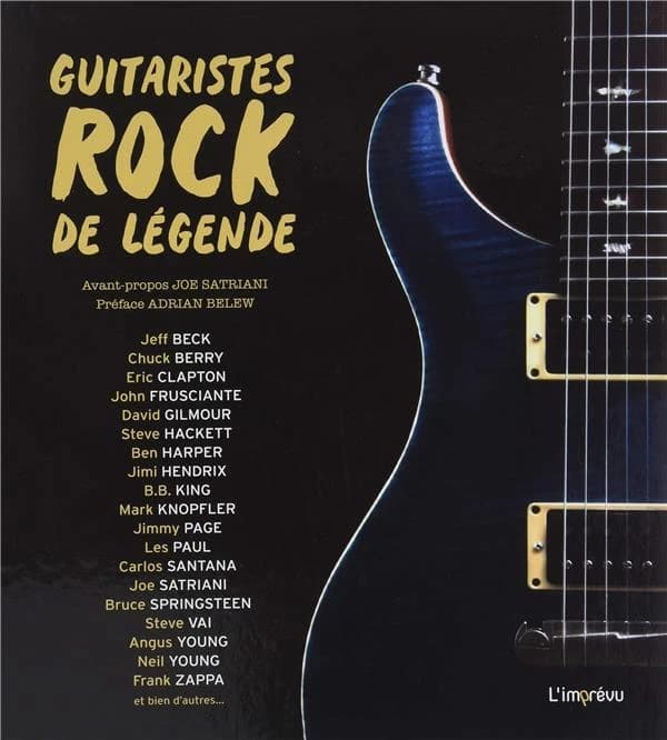 Guitaristes rock de légende : Jeff Beck, Chuck Berry, Eric Clapton, John Frusciante...
