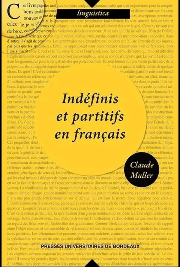 Indéfinis et partitifs en français