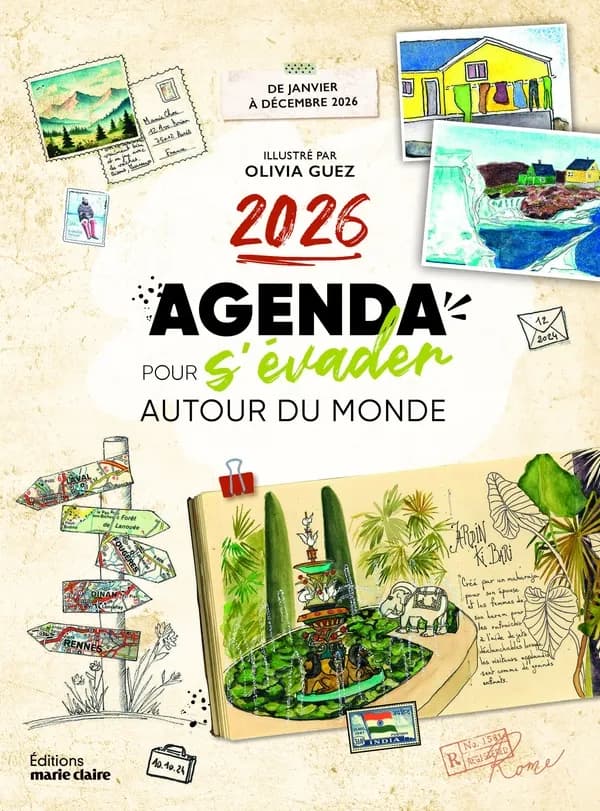 Agenda pour s'évader autour du monde (édition 2026)