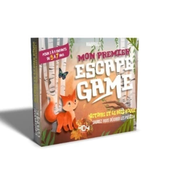 Mon premier escape game : octobre et le bois rouge
