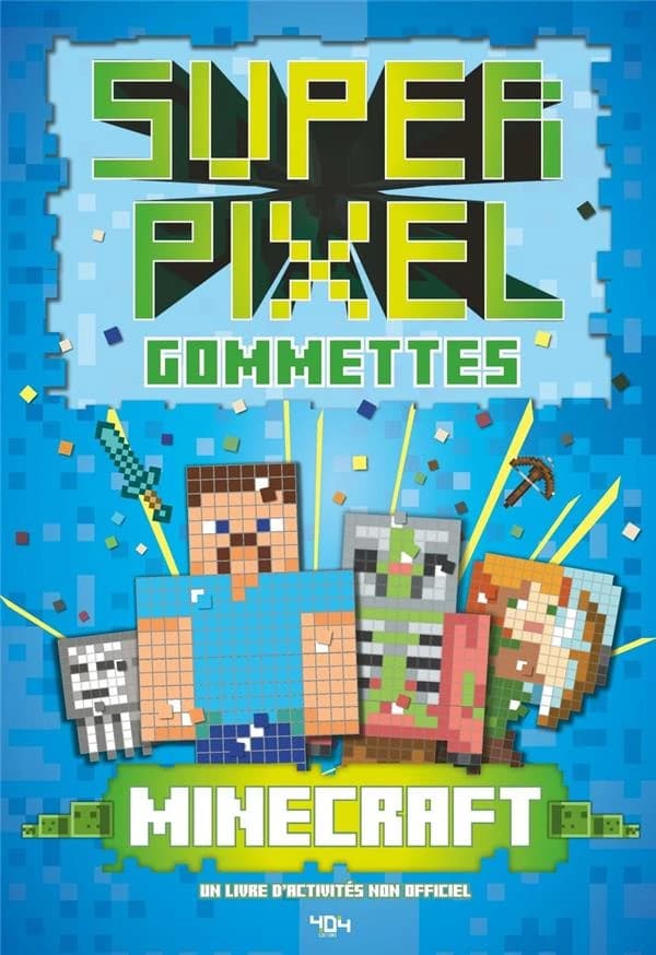 Minecraft : Super Pixel : Gommettes