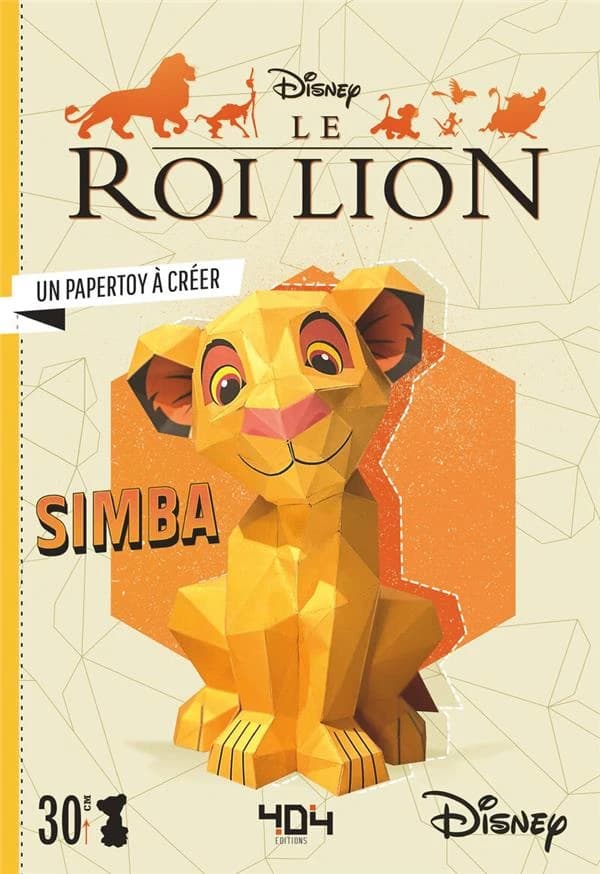 Papertoy : Disney Le Roi Lion Simba : [Image à découper]