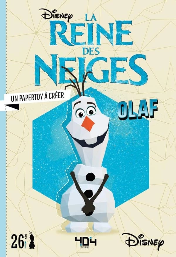 La reine des neiges Olaf : Un papertoy à créer