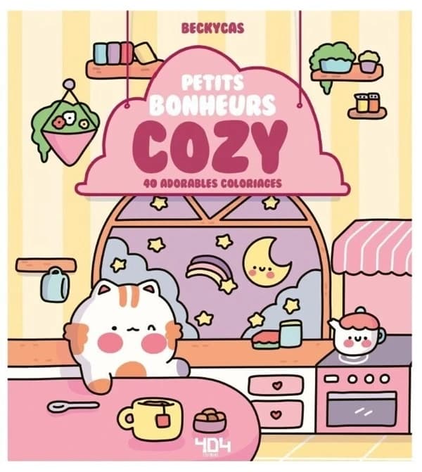 Petits bonheurs cosy : 40 adorables coloriages