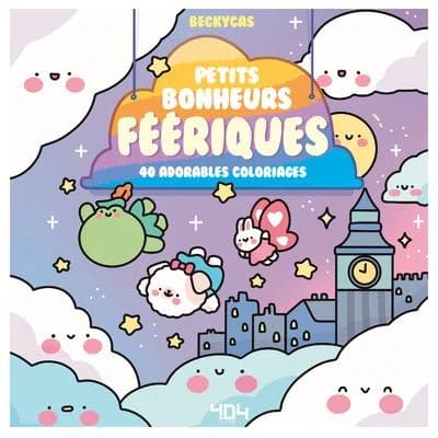 Petits bonheurs féériques : 40 adorables coloriages
