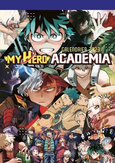 My hero Academia ; calendrier (édition 2023)