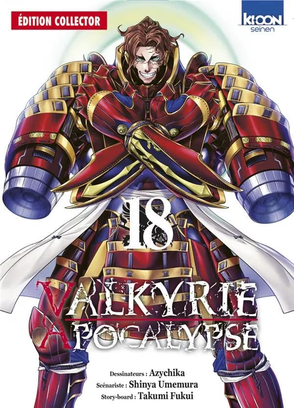 Valkyrie apocalypse. 18 (Éd. collector) dessin, Azychika ; scénario, Shinya Umemura ; story-board, Takumi Fukui