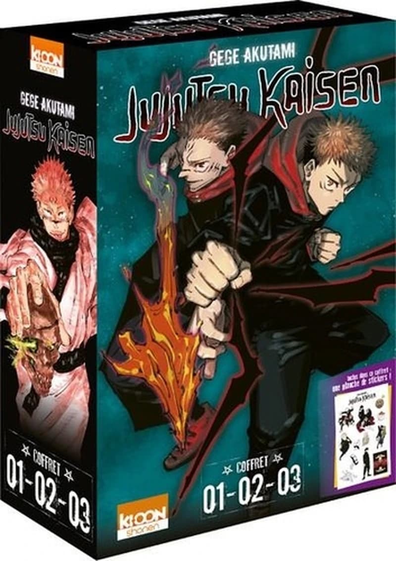 Jujutsu Kaisen : coffret Tomes 1 à 3