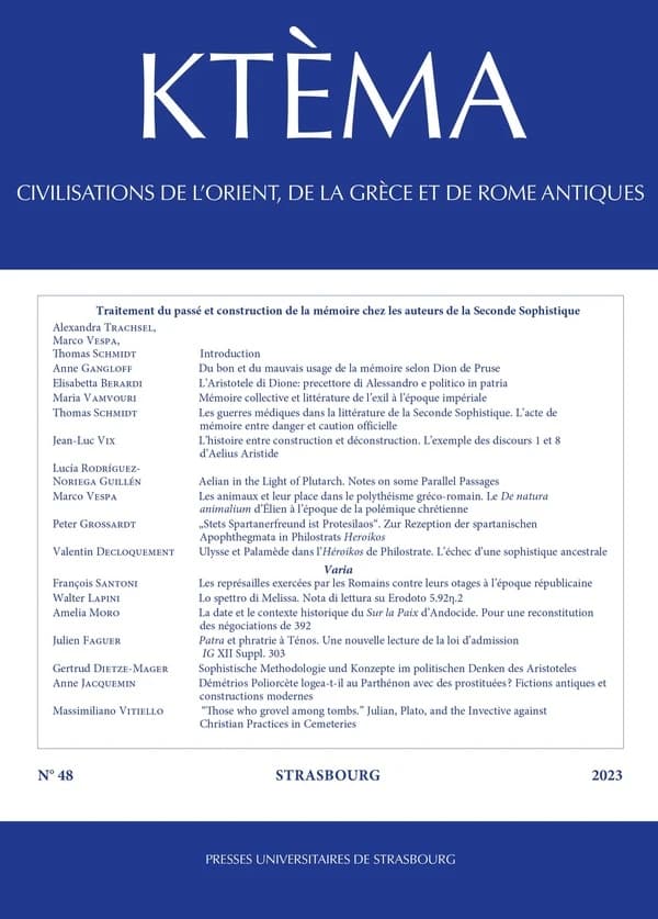 KTEMA : civilisations de l'orient, de la grece et de rome antiques