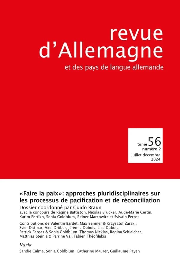 Revue d'Allemagne et des pays de langue allemande n.56-2