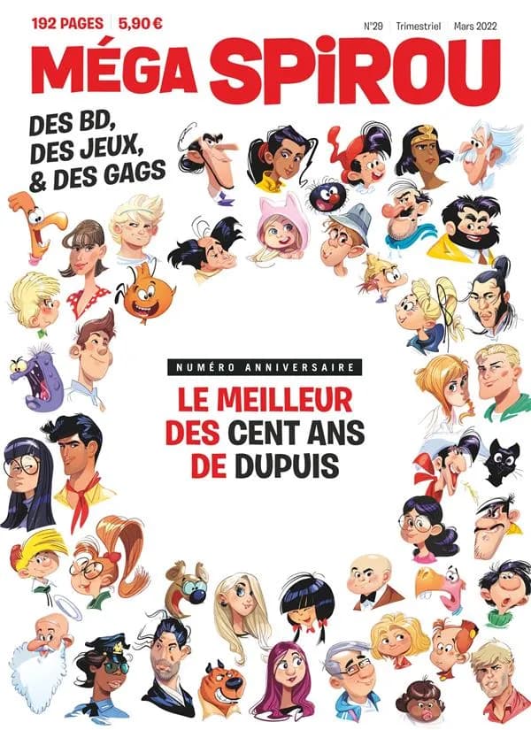 Recueil Spirou Hors-Série n.29 : méga Spirou centenaire