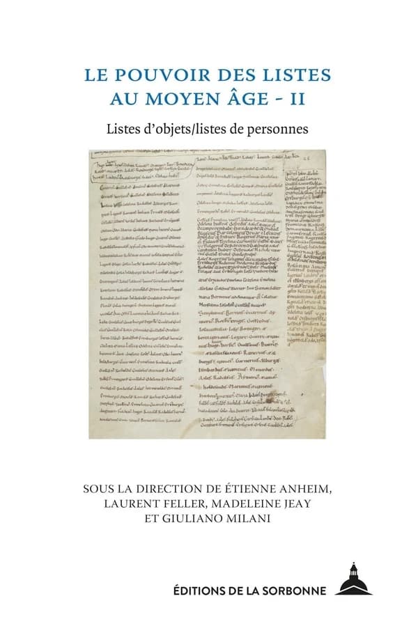 Listes d'objets, listes de personnes
