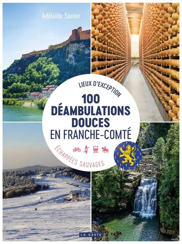 100 déambulations douces en Franche-Comté : 4 départements