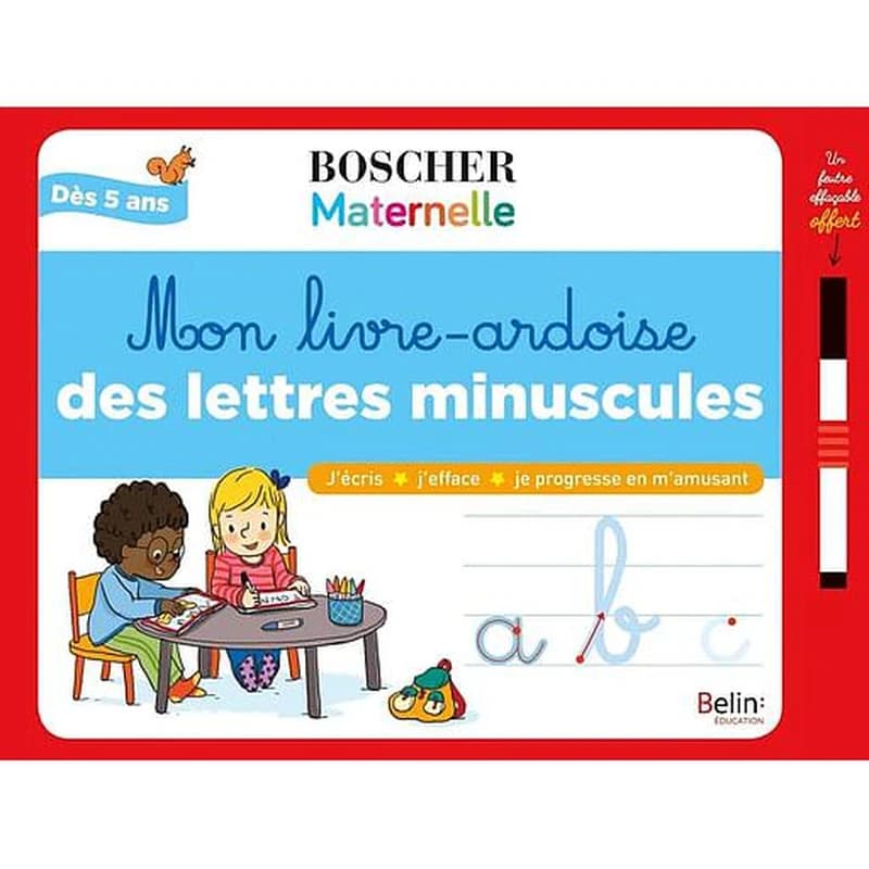 MON LIVRE-ARDOISE DES LETTRES MINUSCULES