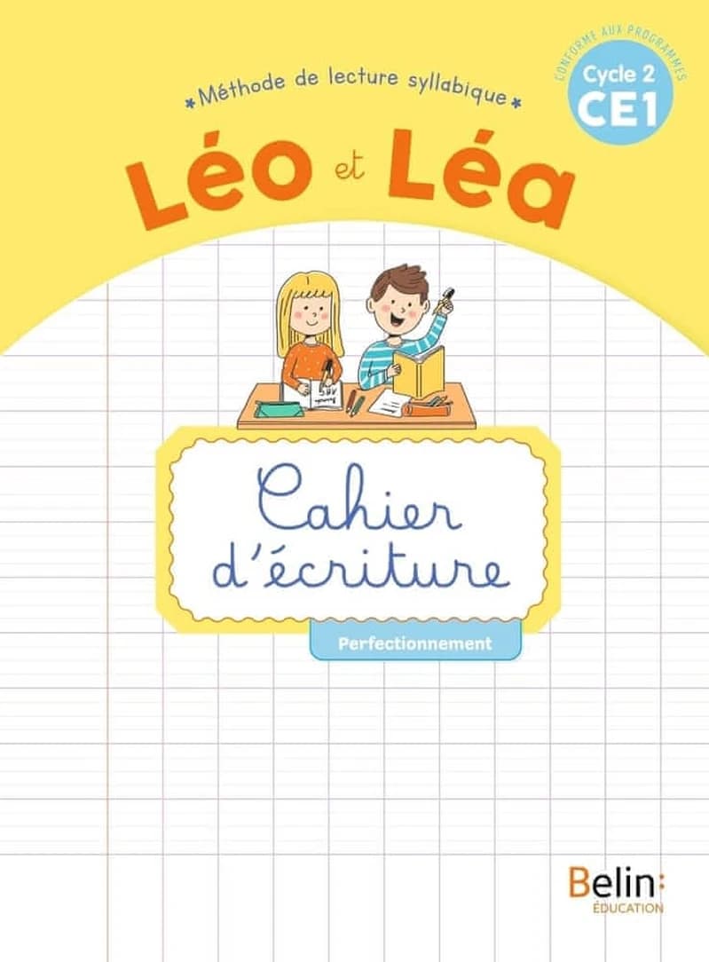 Léo et Léa : CE1 ; cahier d'écriture