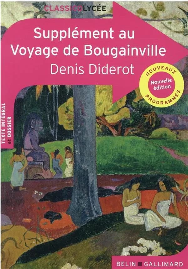 Supplément au voyage de Bougainville (Nouvelle éd.) Denis Diderot ; dossier par Julie Champion,...
