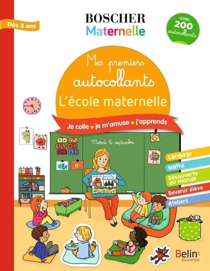 MES PREMIERS AUTOCOLLANTS - L'ECOLE MATERNELLE