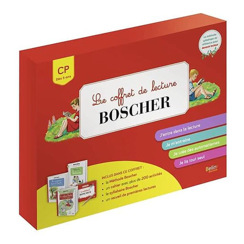 Le coffret de lecture Boscher CP : Avec La méthode Boscher ; un cahier avec plus de 200 activités, Le syllabaire Boscher, Mes premières lectures Boscher