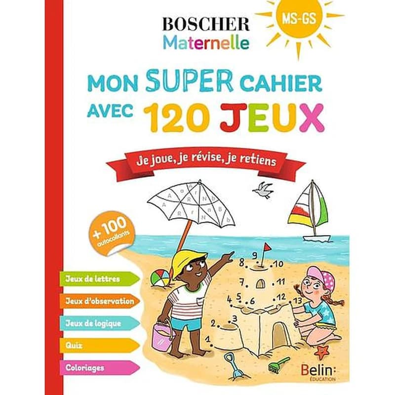 MON SUPER CAHIER AVEC 120 JEUX
