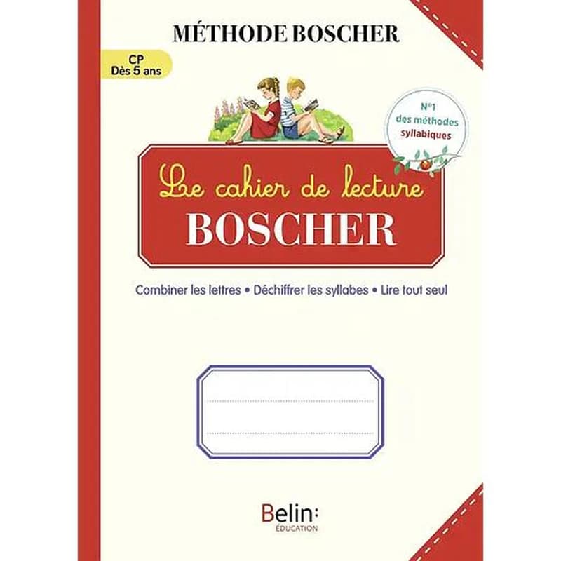Méthode Boscher : le cahier de lecture boscher (édition 2024)