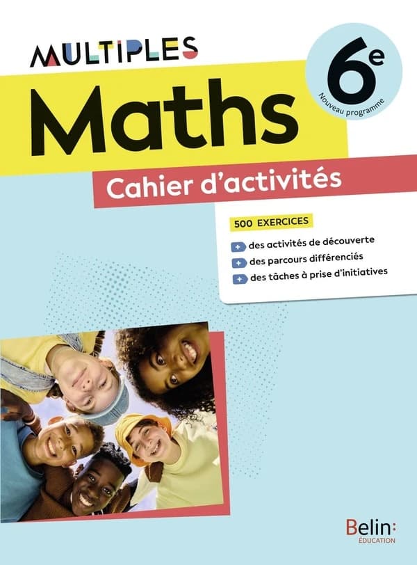 Multiples mathématiques ; 6e ; cahier d'activités (édition 2025)