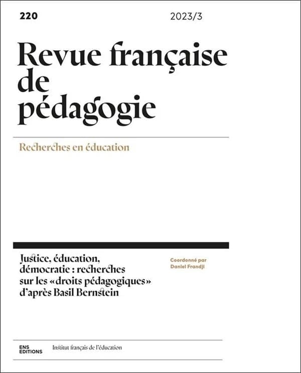 Revue française de pédagogie n.220