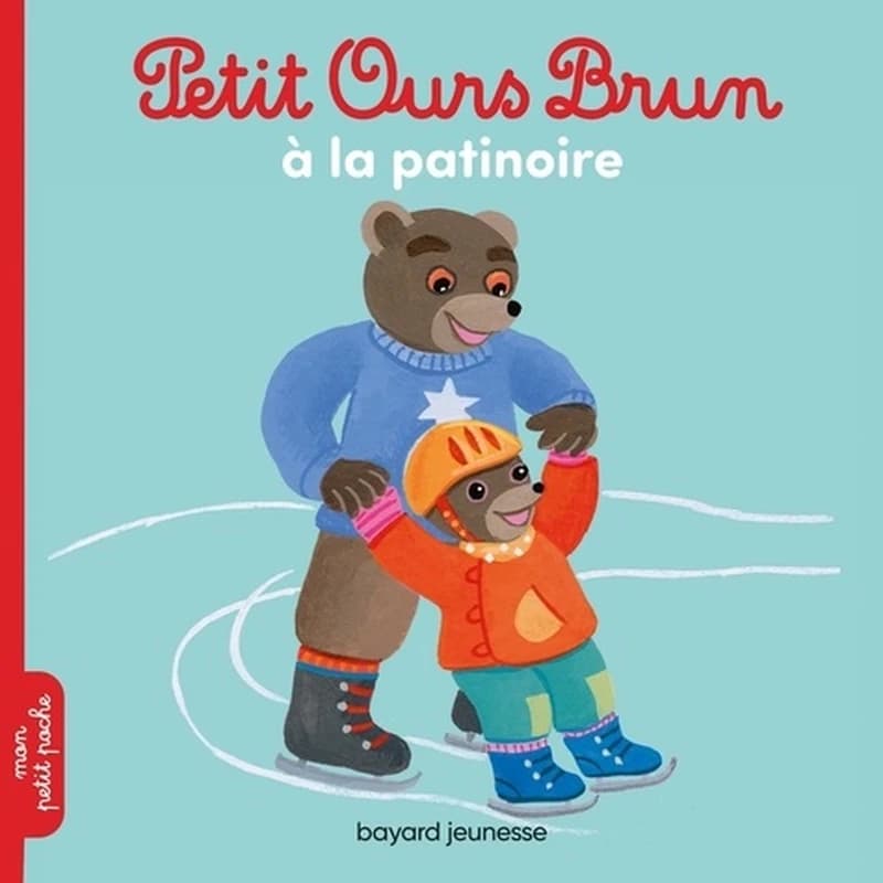Petit Ours brun à la patinoire