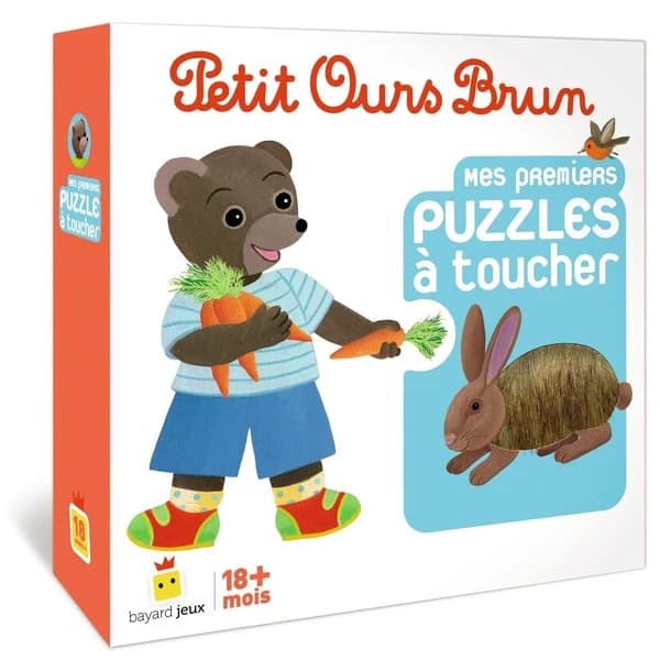 Petit Ours Brun : mes premiers puzzles à toucher