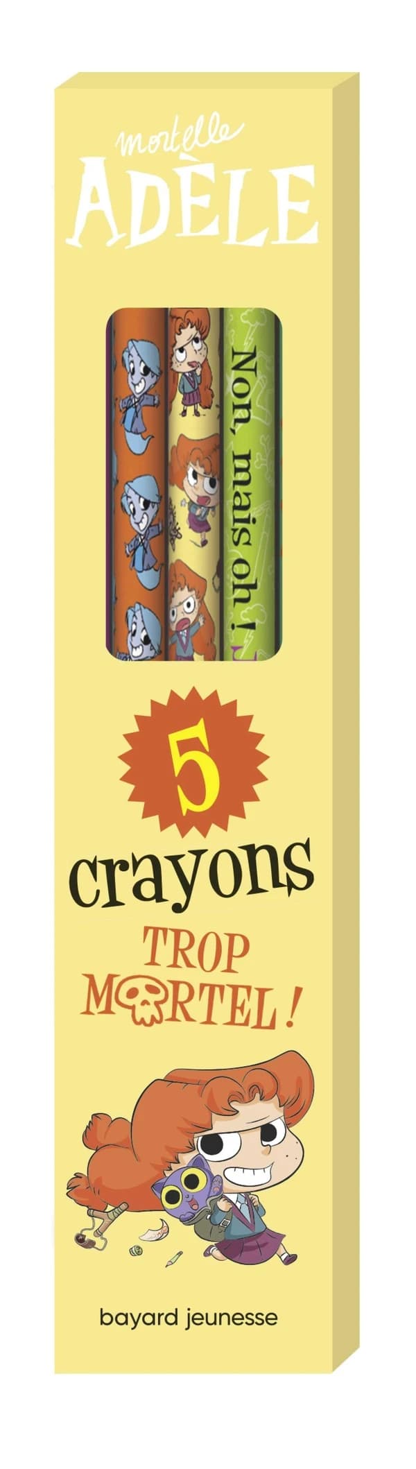 Mortelle Adèle : 5 crayons trop mortel !