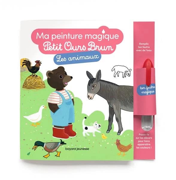 Ma peinture magique Petit Ours Brun : les animaux : [Album à colorier]
