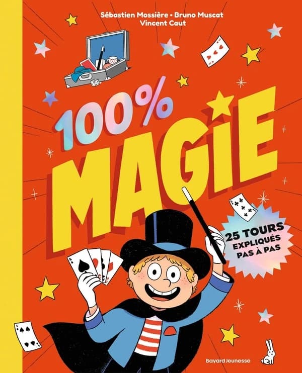 100 % magie (Nouvelle éd.) conception des tours et textes, Sébastien Mossière et Bruno Muscat ; illustrations, Vincent Caut
