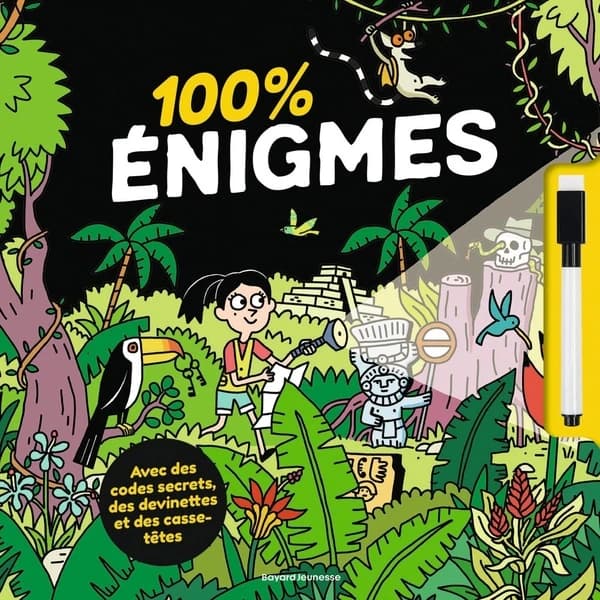 100 % énigmes (Nouvelle éd.) conception et textes, Rémi Chaurand, Bruno Muscat ; illustrations, Mathieu de Muizon