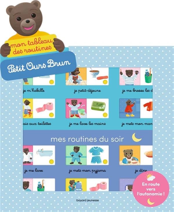 Petit Ours Brun : Mon tableau des routines