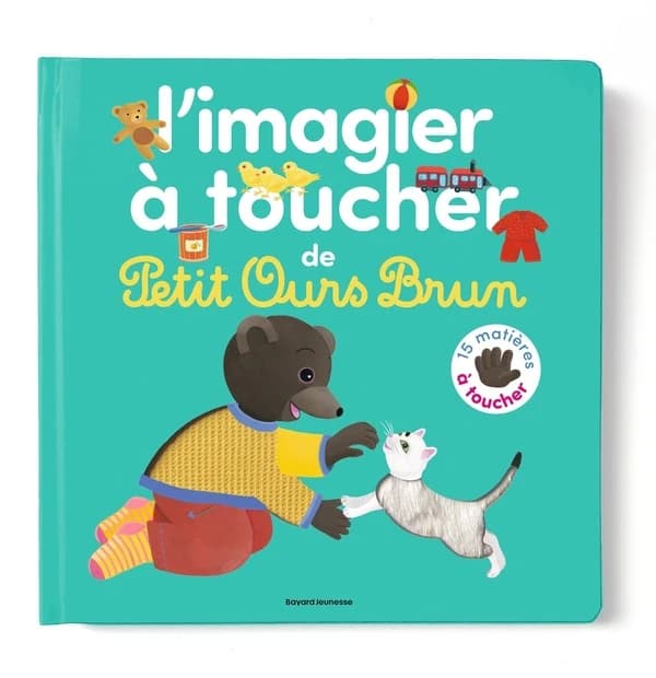 L'imagier à toucher de Petit Ours brun : 15 matières à toucher