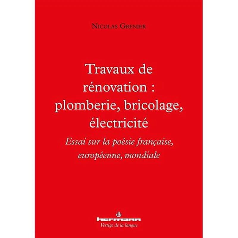Travaux de rénovation : plomberie, bricolage, électricité - Essai sur la poésie française, européenne, mondiale