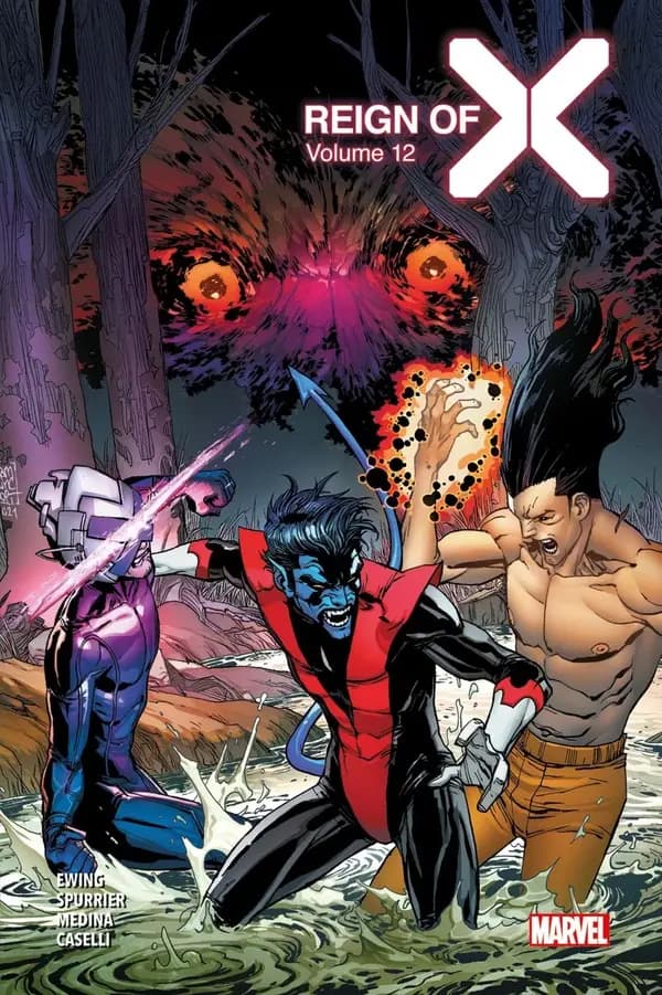 Reign of X. Volume 12 (Éd. collector) scénario, Gerry Duggan, Vita Ayala, Si Spurrier... [et al.] ; dessin, Matteo Lolli, Klaus Janson, Paco Medina... [et al.] ; couleurs, Rain Beredo, David Curiel, Java Tartaglia ; traduction, Studio Makma, Ben KG...